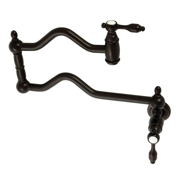 KS2105TAL Tudor Wall Mount Pot Filler, Oil Rubbed Bronze